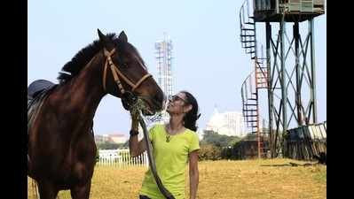 Kolkata's only female horse riding trainer