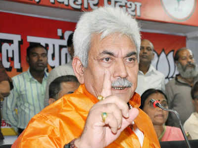 I am not in the race for CM's post: Manoj Sinha