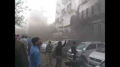 Fire breaks out at Times of India building in Delhi