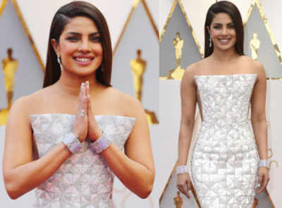 Oscars 2017: Priyanka Chopra stuns in white Ralph and Russo gown