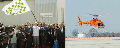 Gajapathi Raju dedicates first integrated Heliport to the nation