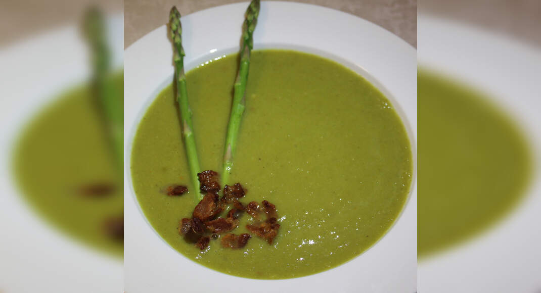 Asparagus Soup Recipe: How to Make Asparagus Soup Recipe | Homemade Asparagus Soup Recipe