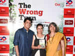 Sanjay Chopra,Tisca Chopra and Namita Roy Ghose at The Wrong Turn: Book Launch