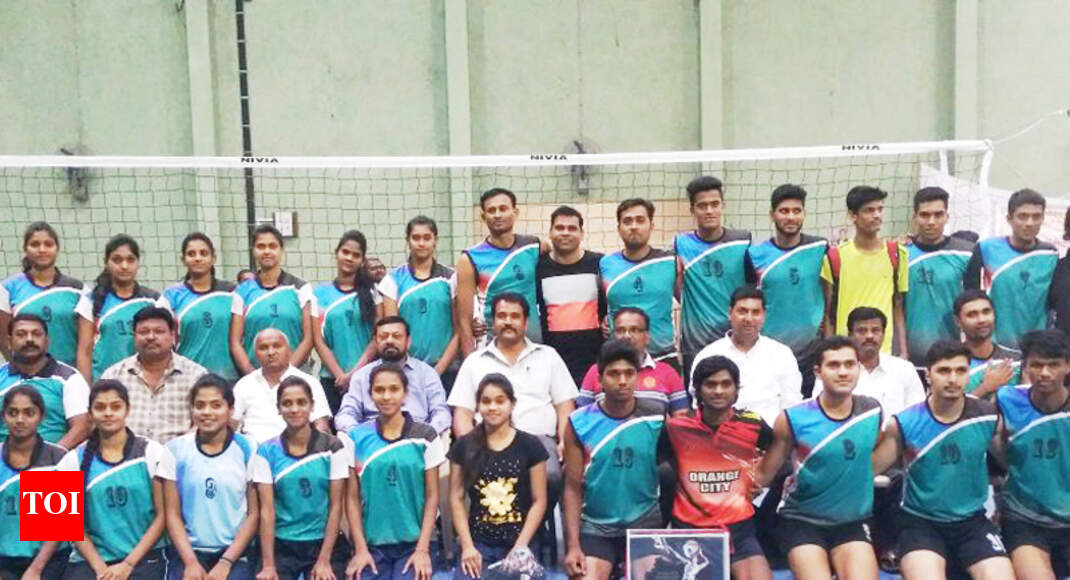 Maharashtra State Senior Volleyball Championship Nagpur spikers stamp