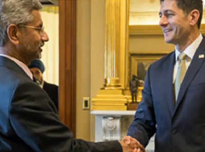 S Jaishankar meets US House Speaker Paul Ryan