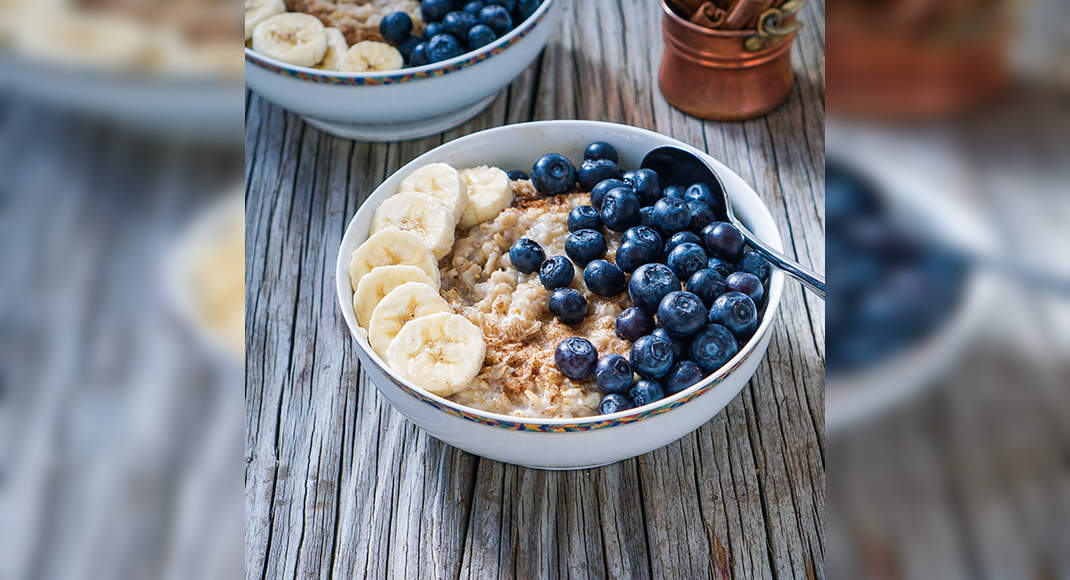 Blueberry and Banana Steel Cut Oats Recipe: How to Make Blueberry and ...