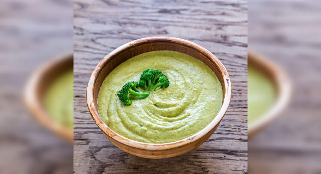 Lemon and Broccoli Soup Recipe: How to Make Lemon and Broccoli Soup Recipe | Homemade Lemon and Broc