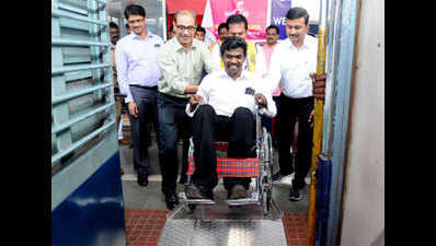 In a first, Thiruvananthapuram central railway station introduces portable ramps, wheelchairs