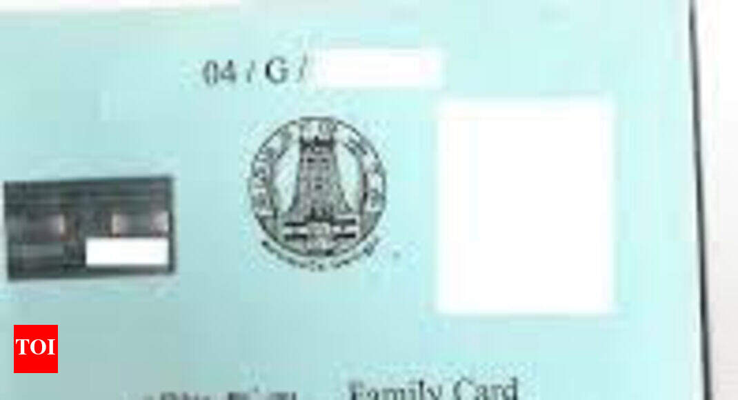 Smart ration cards will be issued from April 1, TN food minister says ...