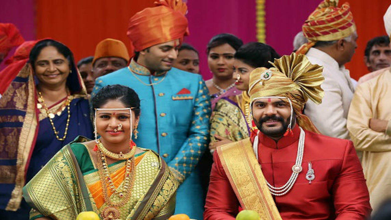 Finally: Rana and Anjali tied the knot - Times of India