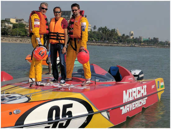 MissKyra EXCLUSIVE: Mirchi Mavericks team at 'Nexa P1 Powerboat' pre-race trials