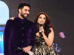Abhishek and Aishwarya Rai at an award function