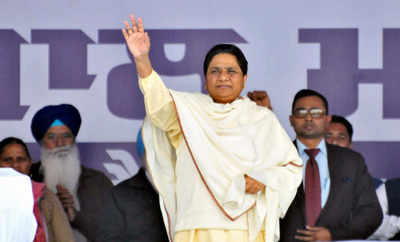 Mayawati in her den holding cards close