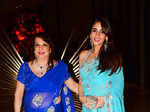 Zarine Khan and Farah Khan Ali at Mandana Karimi’s Wedding Reception