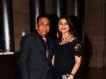 Aly Morani with wife at reception