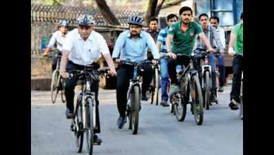 Pimpri firm helps its employees cycle to work