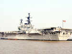 A view of the aircraft carrier INS Viraat