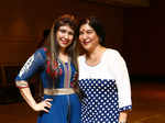 Manisha and Suchitra during an interactive fitness session