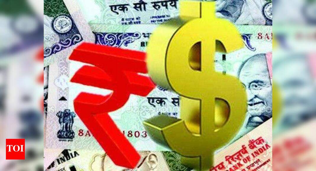 Rupee: Rupee advances 5 paise in early trade - Times of India