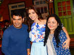 Anushka Sharma with Kapil Sharma and her mother Ashima Sharma