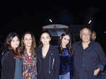 Shahneen Bhatt, Soni Razdan, Alia Bhatt and Mahesh Bhatt