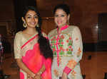 Jayasree Sivadas and Amratha during the 100 days celebration