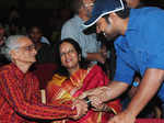 Vanijayaram and Nivin Pauly during the 100 days