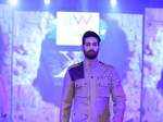 Model walks the ramp fot Arjun Khanna