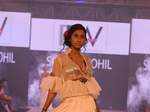 Model looks stunning as she walks the ramp for designer Sounia Gohil