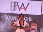 Designer Sounia Gohil’s creations is showcased by a model