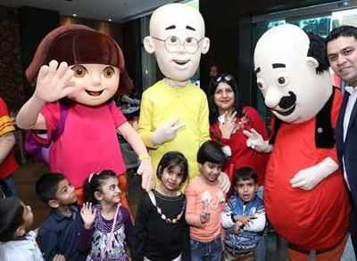 When Motu-Patlu entertained kids with their favourite food