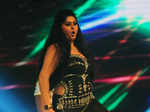 Namitha performs during the 150 days celebration