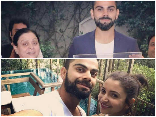 Virat Kohli has the sweetest wish for Anushka Sharma and his mom this women's day!