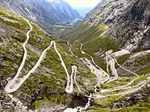 Trollstigen - A narrow mountain road