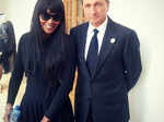 Borut Pahor and Naomi Campbell