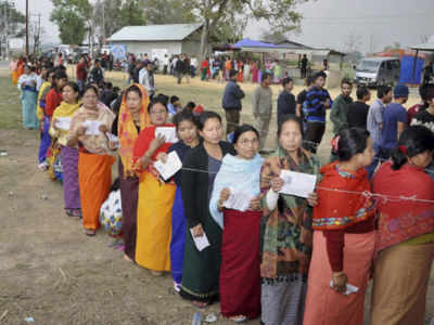 Sixty-seven per cent votes cast in Manipur till 1 PM