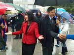 Borut Pahor with his wife