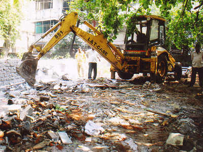 Over 3,500 shanties razed by PCMC, Cidco in New Panvel