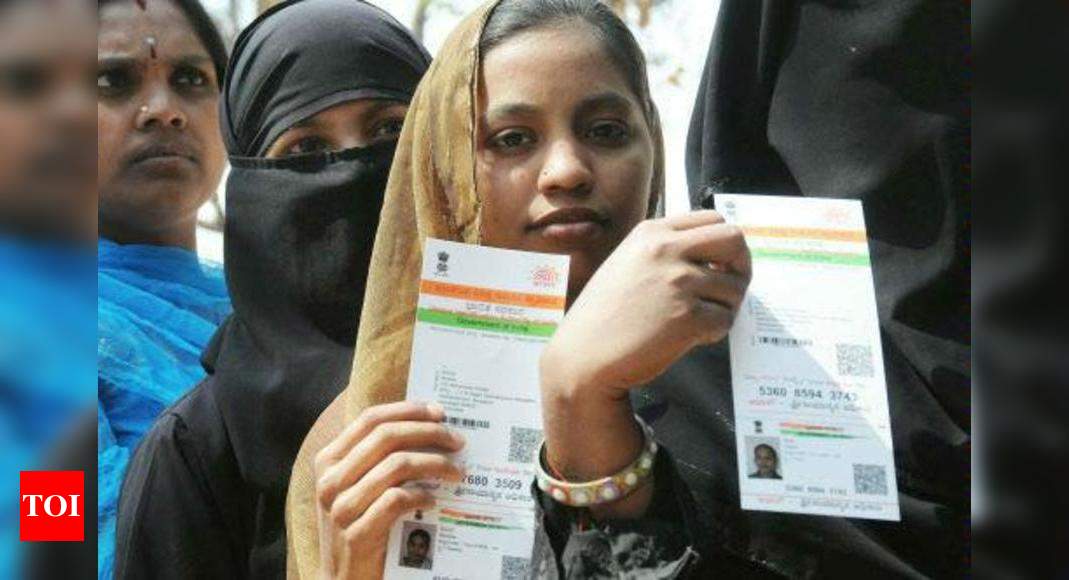 No One Will Be Deprived Of Benefits For Lack Of Aadhaar Govt India News Times Of India