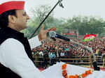 Akhilesh during UP Elections