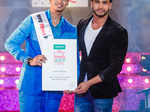 Mr World 2016 Rohit Khandelwal felicitates Prithviraj Pawar