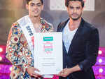 Mr World 2016 Rohit Khandelwal felicitates Aditya Nanda, winner,