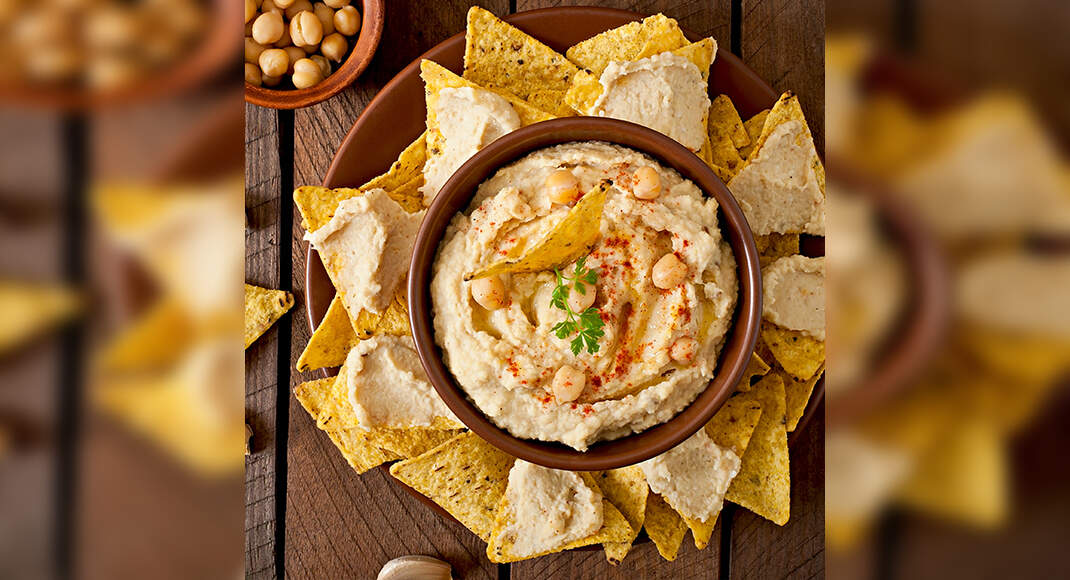 Herbed Hummus Recipe: How to Make Herbed Hummus Recipe | Homemade Herbed Hummus Recipe