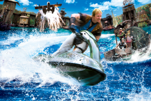 Watch The Thrilling WaterWorld Show