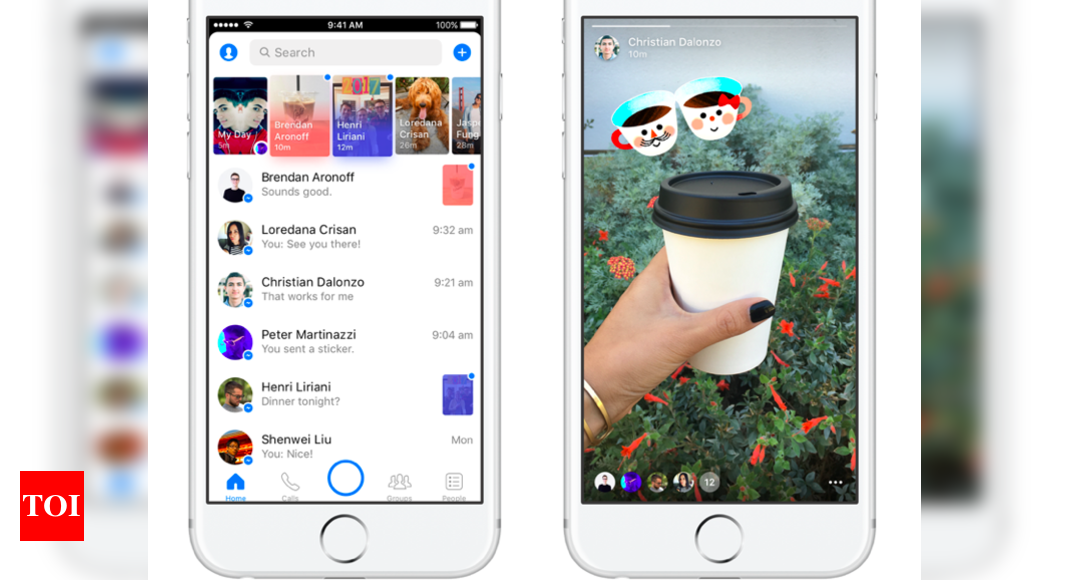 Facebooks Clone Of Snapchat Is In Messenger Now Business Times Of India 0259