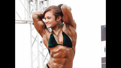 A show of woman power: India's top bodybuilders flex their muscles in Gurgaon