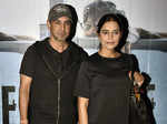 Ronit Roy and Neelam Singh during the screening