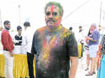 Hariharan during Vikas Verma’s Holi party