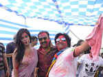 Vikas Verma with Neetu Chandra and Gulshan Grover