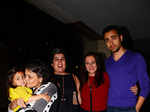 Imran Khan with wife Avantika Malik Khan and daughter Imara Malik Khan and Aamir Khan's ex-wife Reena Dutta